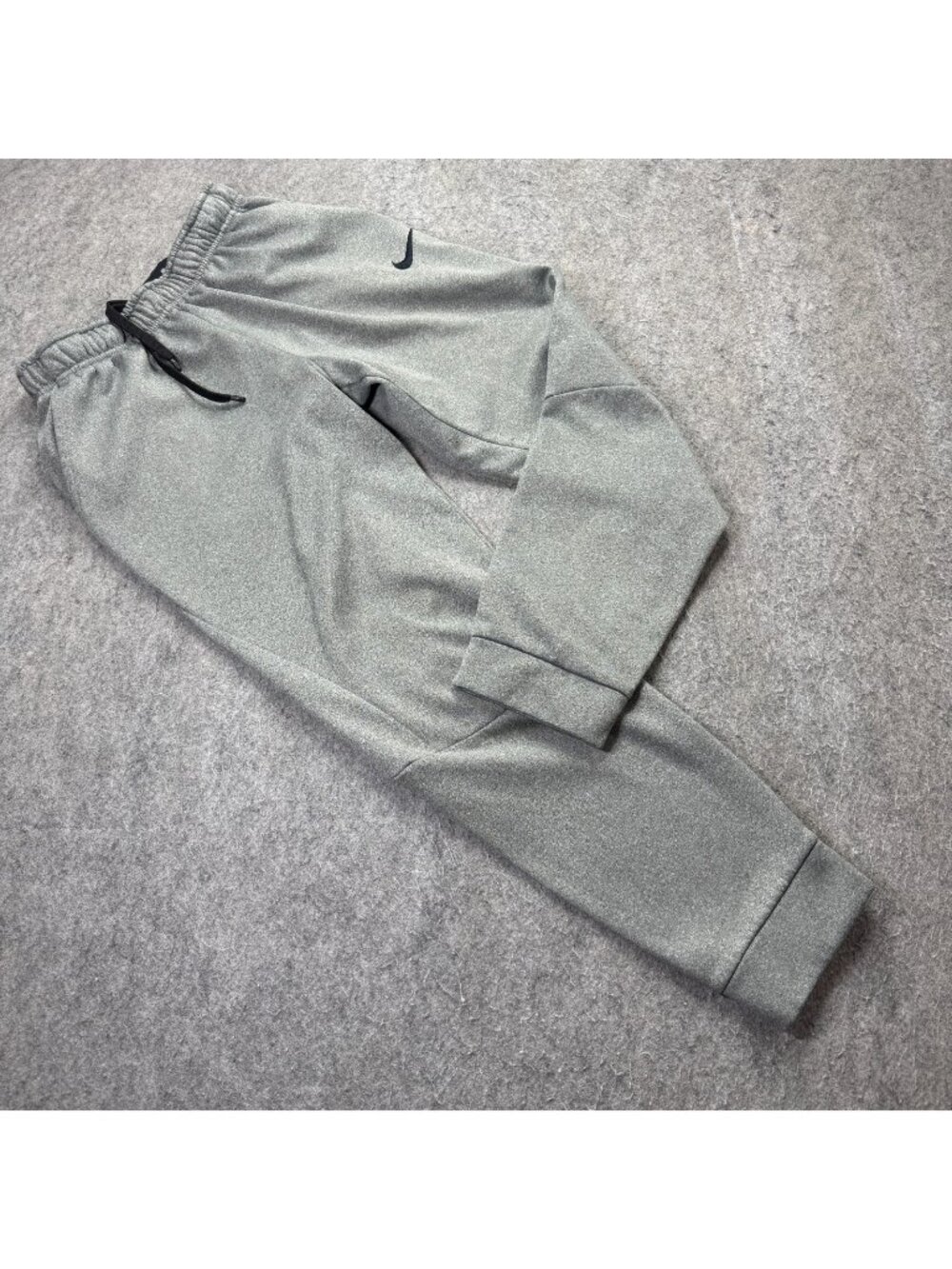 Nike Jogger Men M Gray 28" Tapered DRI-FIT Fitness Pants 800193 Sweatpants